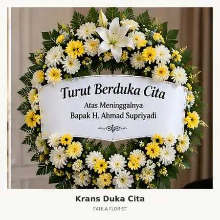 Krans Bunga Duka Sudirman